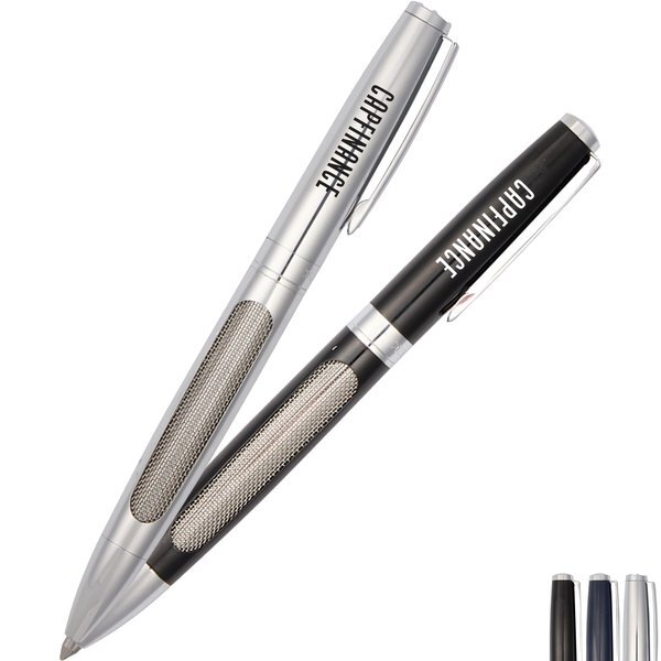 Luxe Recycled Stainless Steel Rollerball Pen