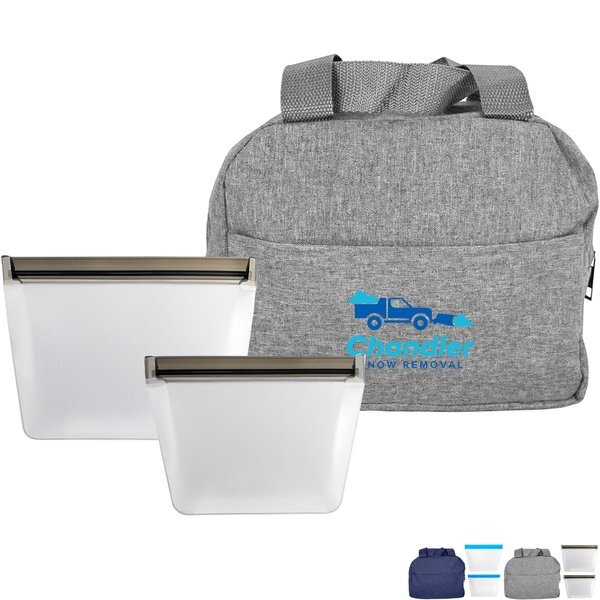 Heathered Bagged Cooler Set