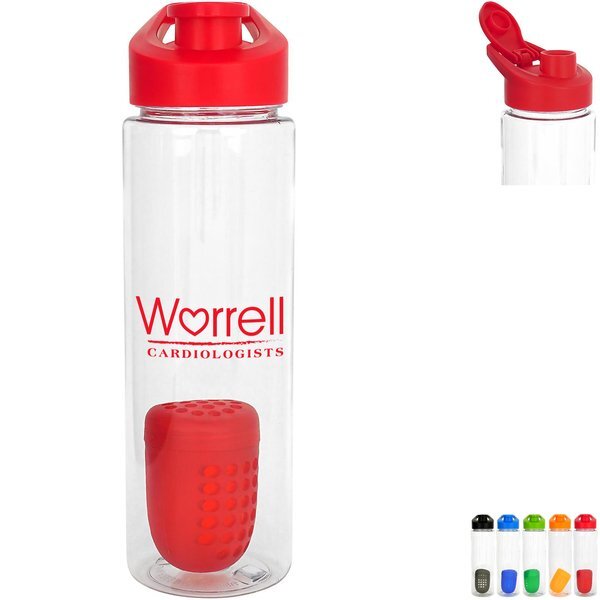 Easy Pour Recycled Bottle w/ Floating Infuser, 24oz.