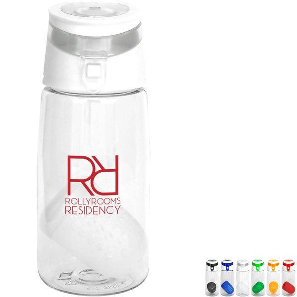 Trendy Recycled Bottle w/ Floating Infuser, 18oz.