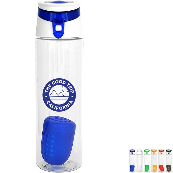 Trendy Recycled Bottle w/ Floating Infuser, 24oz.