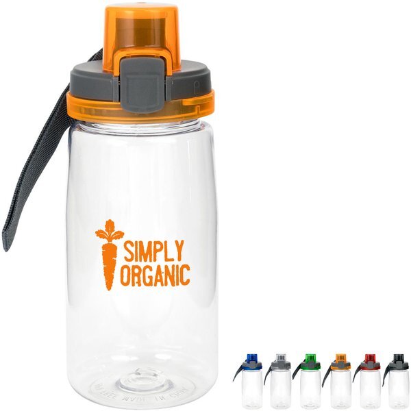 Locking Lid Recycled Bottle, 18oz.