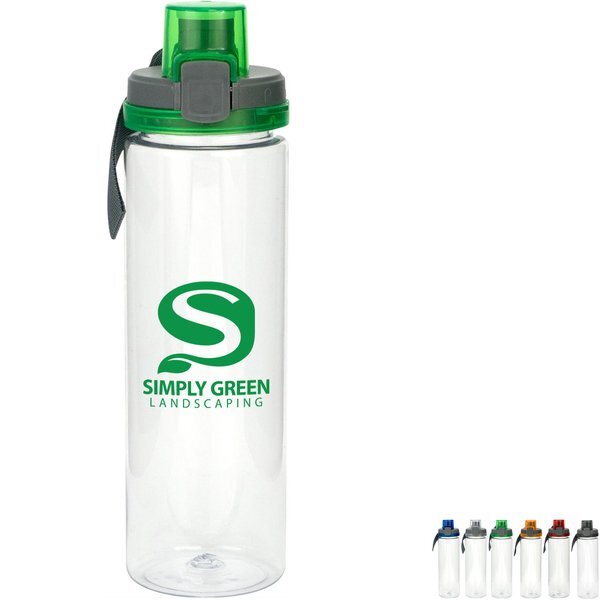 Locking Lid Recycled Bottle, 24oz.