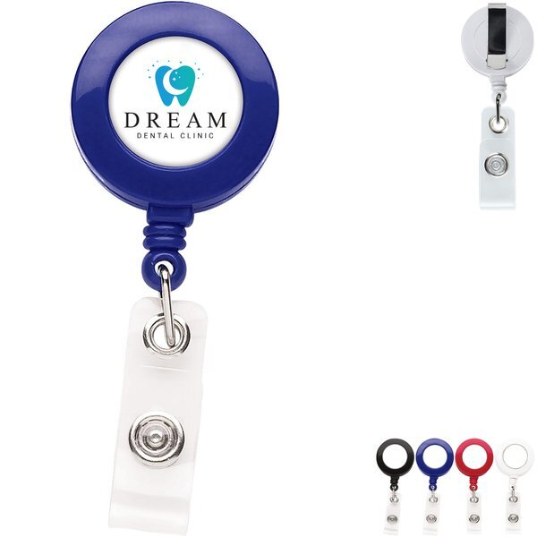 Opaque Good Round Badge Reel