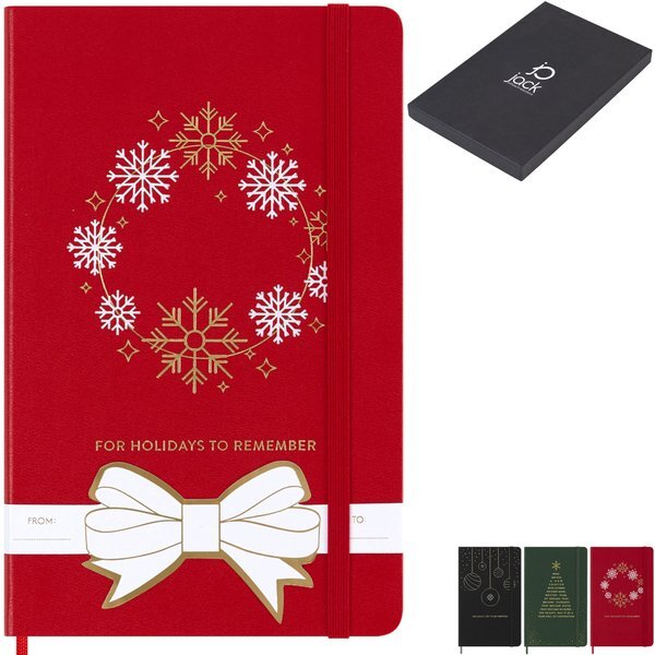 Moleskine® Hard Cover Holiday Notebook, 5" x 8-1/4"