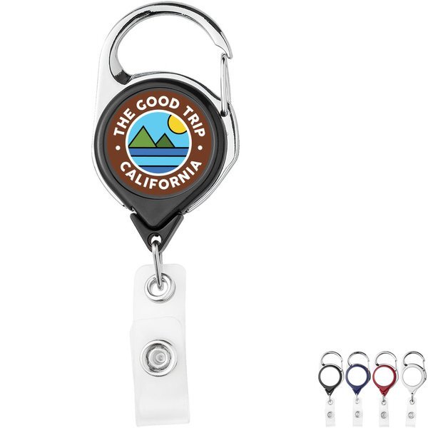 Opaque Carabiner Badge Reel