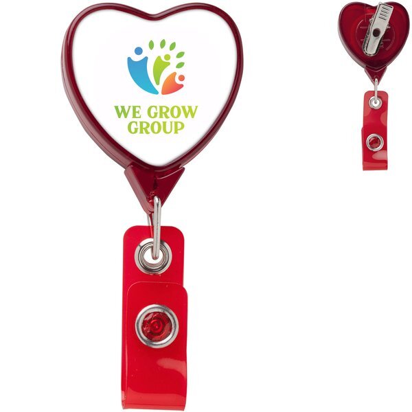 Jumbo Heart Badge Reel