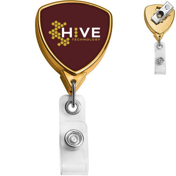 Gold Shield Badge Reel