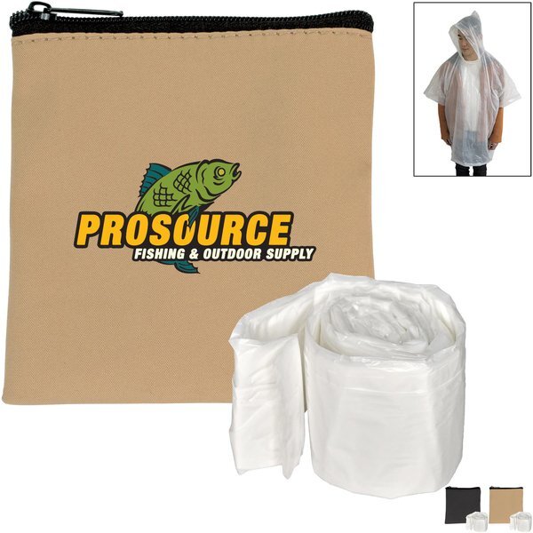 Executive Recycled Pouch & Poncho Set