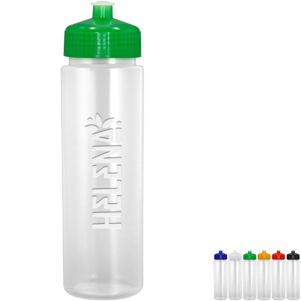 Sporty Debossed Water Bottle,  24 oz.