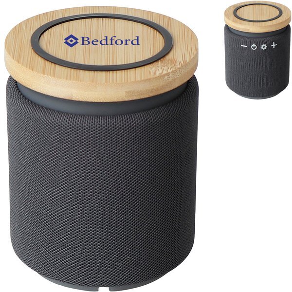 Bamboo Wireless Speaker & 10W Wireless Charger