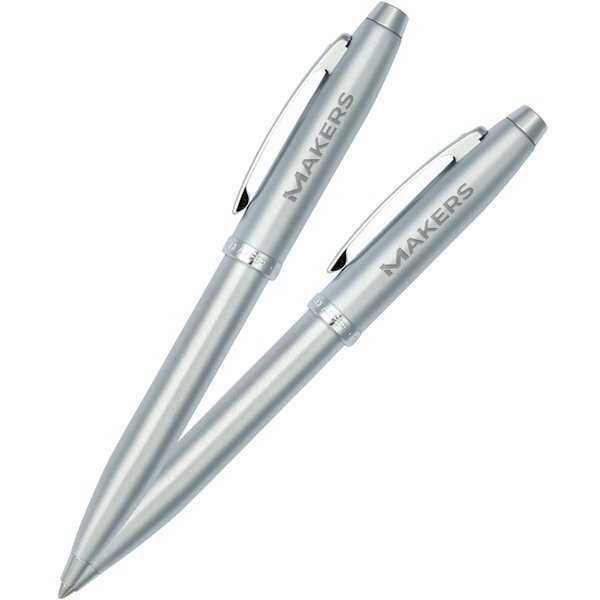 Sheaffer® 100 Brushed Chrome Ballpoint Pen