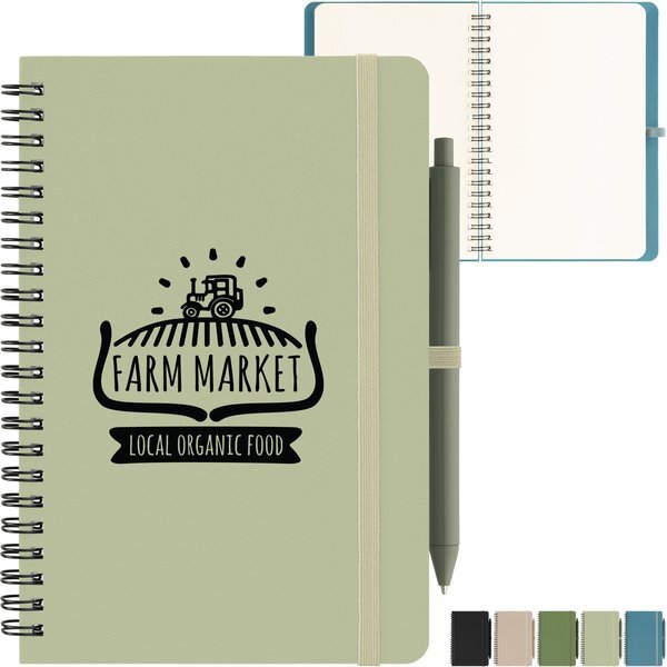 Höga Repreve Spiral Jotter Notepad & Retractable Pen Set, 5.59" x 7.87"