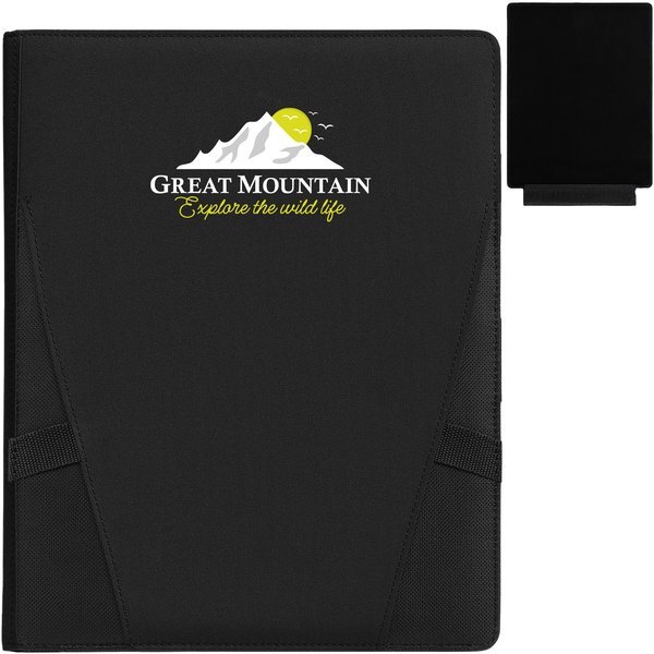 Coastal Threads Repreve Tech Organizer Notebook, 12.05" x 9.45"