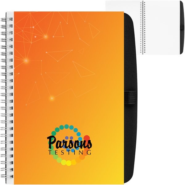 SimpliColor Hard Cover Spiral Notebook, 6" x 8.50"