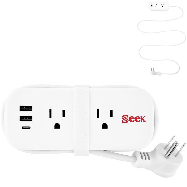 Compact Multi-Outlet Power Strip