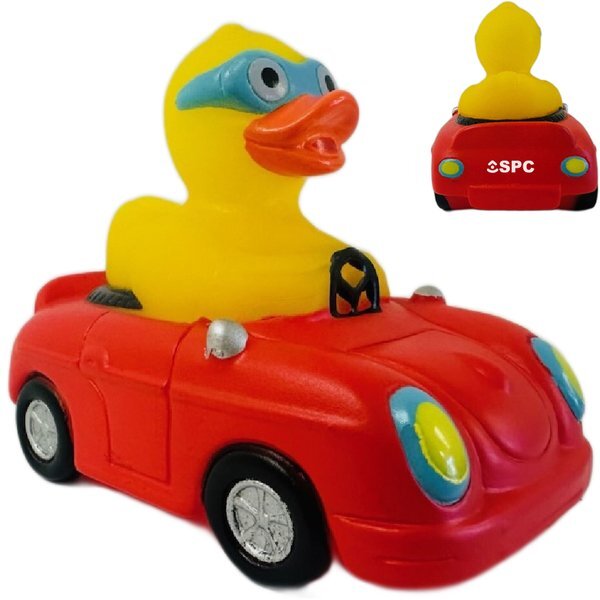 On the Go Racing Rubber Duck