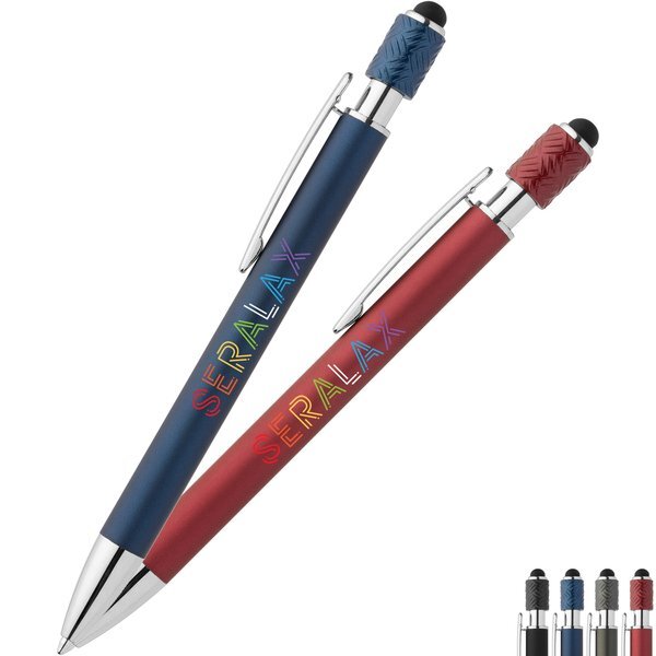 Wave Aluminum Spinner Stylus Pen