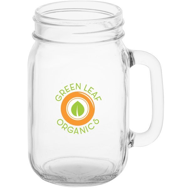 Root Handled Jar Glass, 16 oz.