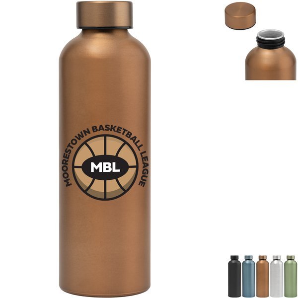 Astrid Recycled Aluminum Cooper Bottle, 24 oz.