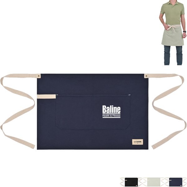 La Cuisine Cotton Canvas Bistro Apron