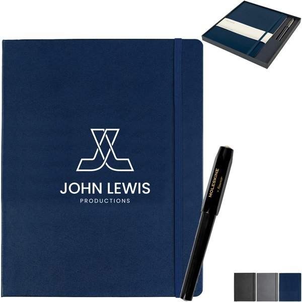 Moleskine® X-Large Notebook & Kaweco Pen Gift Set