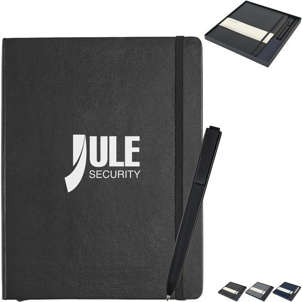 Moleskine® X-Large Notebook & GO Pen Gift Set