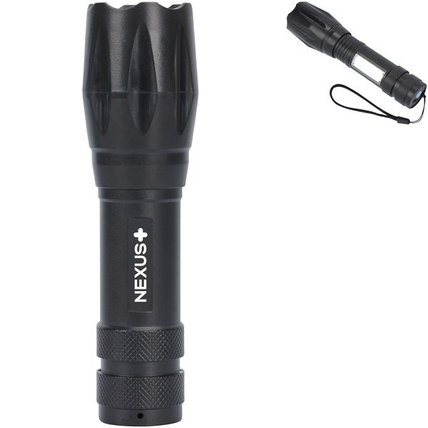 Best Buddy Tools® Duo Beam Rechargeable LED & COB Flashlight