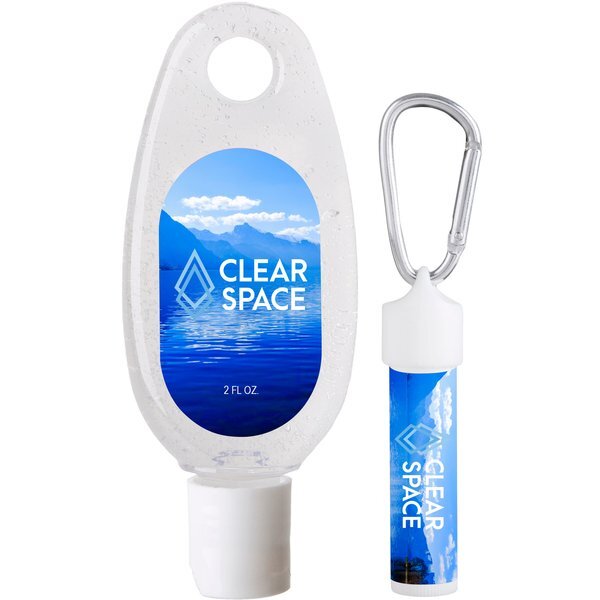 Aloe Vera & Lip Moisturizer With SPF15 Carabiner Kit