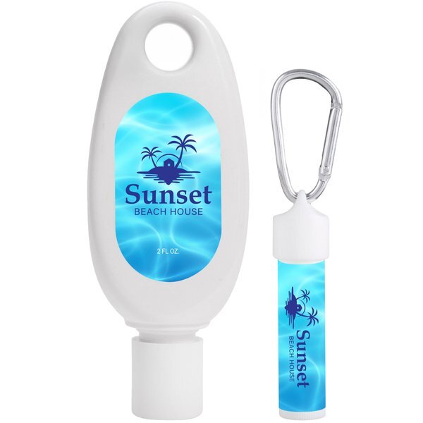 Happy Reef Sunscreen & Lip Moisturizer SPF15 Carabiner Kit