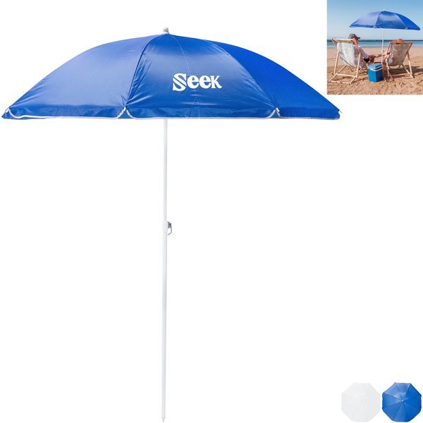 Beach Manual Open Umbrella, 70" Arc