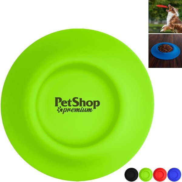 Two-in-One Flying Disc Pet Bowl