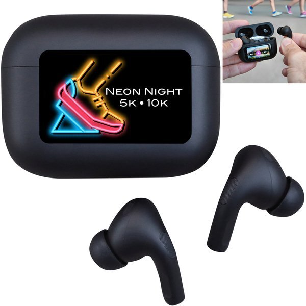 Showoff LCD Screen Wireless Earbuds