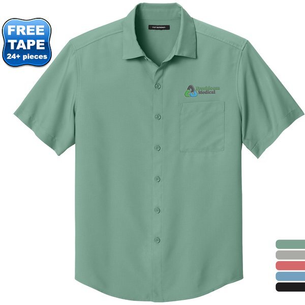 Port Authority® Short Sleeve Polyester UV Dockside Men's Shirt