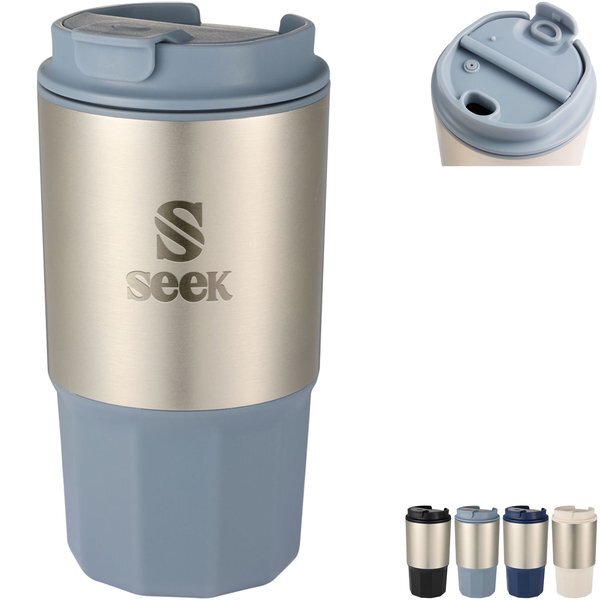 Brit Eco-Friendly Polypropylene & Stainless Tumbler, 15oz.