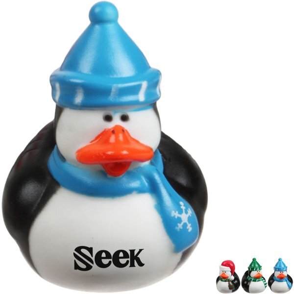 Winter Penguin Rubber Duck