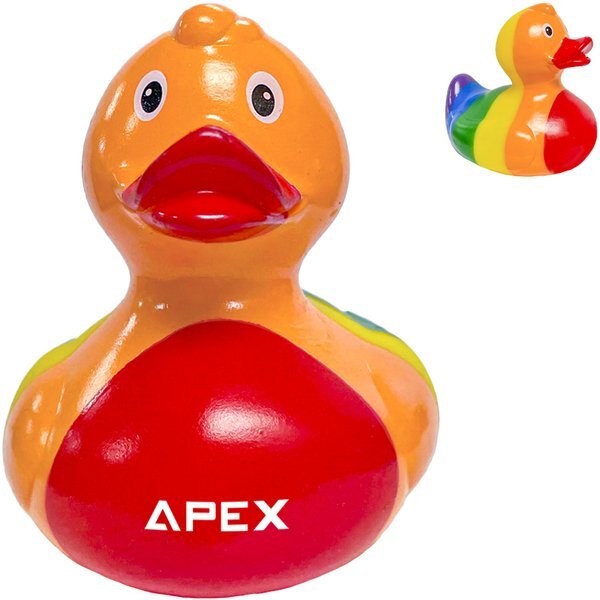 Rainbow Rubber Duck