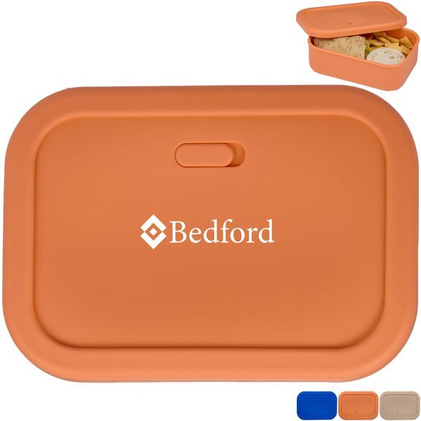 Silicone Food Storage Box w/ Air Valve, 24oz.