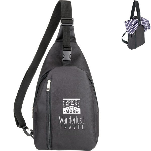 Nautilus RPET 600D Polyester Crossbody Sling