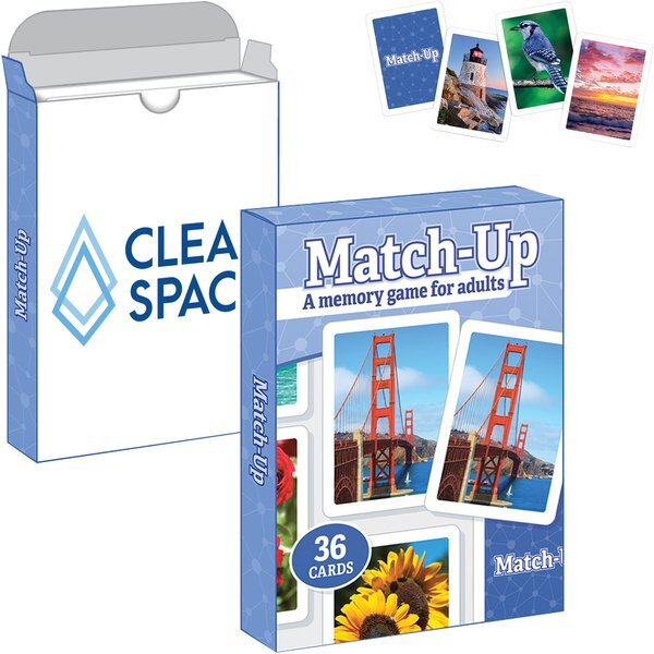 Match Up Flash Card Set for Adults