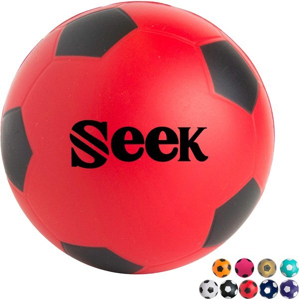 Colorful Soccer Stress Ball