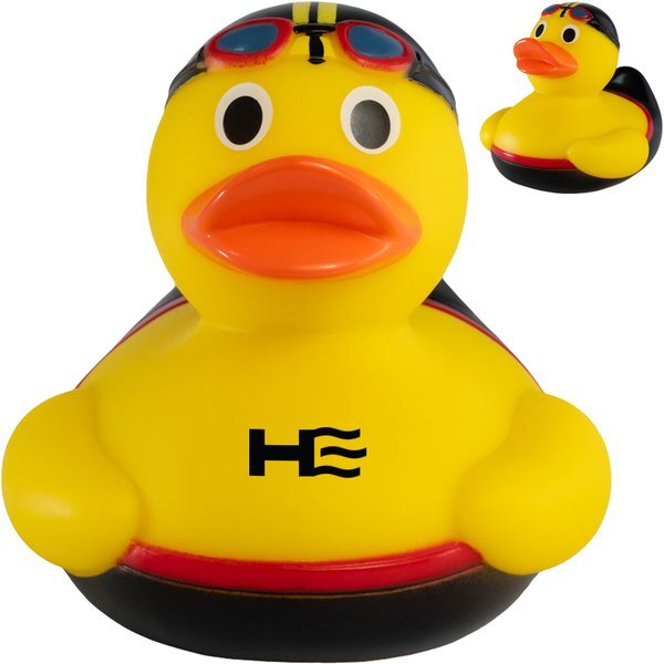 Swimmer Rubber Duck w/ Weighted Base