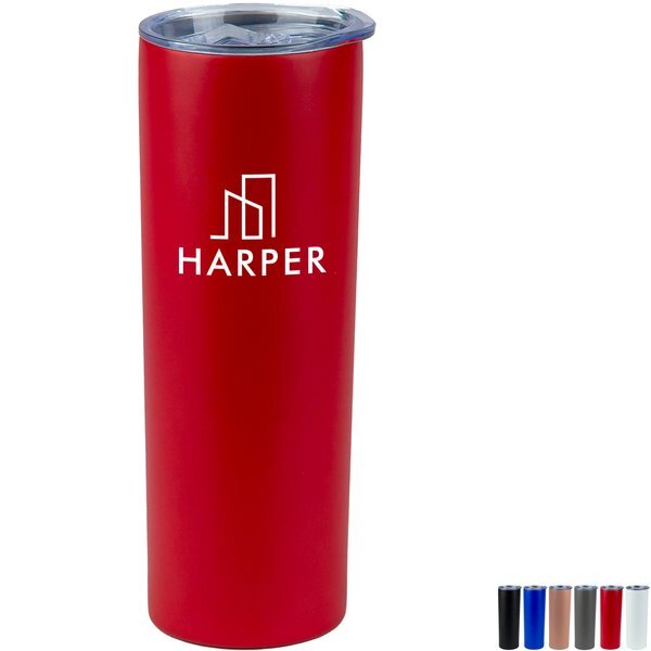 Recycled Double-wall Stainless Steel Tumbler, 20 oz.