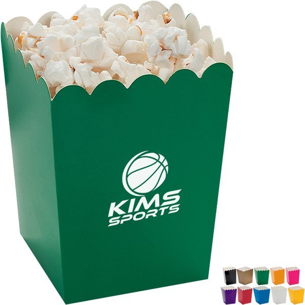 Mini Paper Popcorn Bucket, 2"