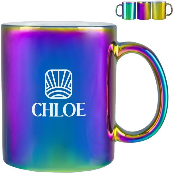 Prism11 Iridescent Mug White Inner, 11 oz.