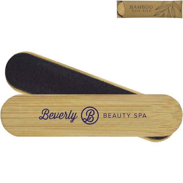 Bamboo Nail File in Kraft Sleeve