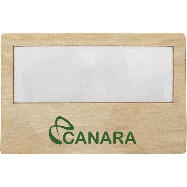 Wood Credit Card Magnifier