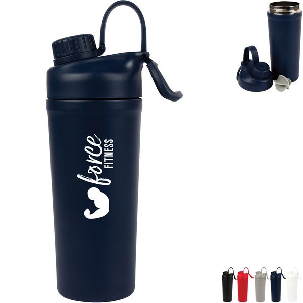 Longden Double Wall Stainless Steel Shaker Bottle, 26 oz.