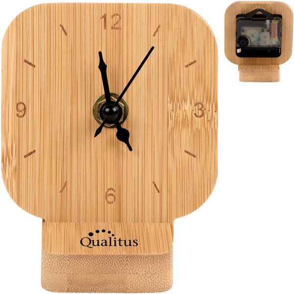 Cade Bamboo Desk Clock