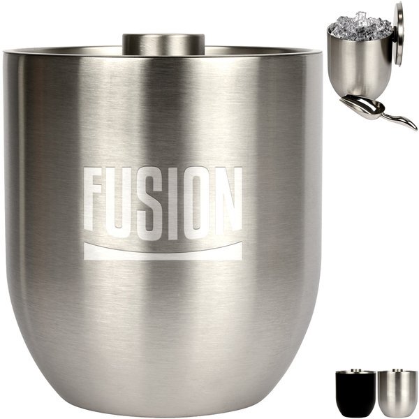 Snowfox® 3L Double Wall Stainless Steel Vacuum Insulated Ice Bucket